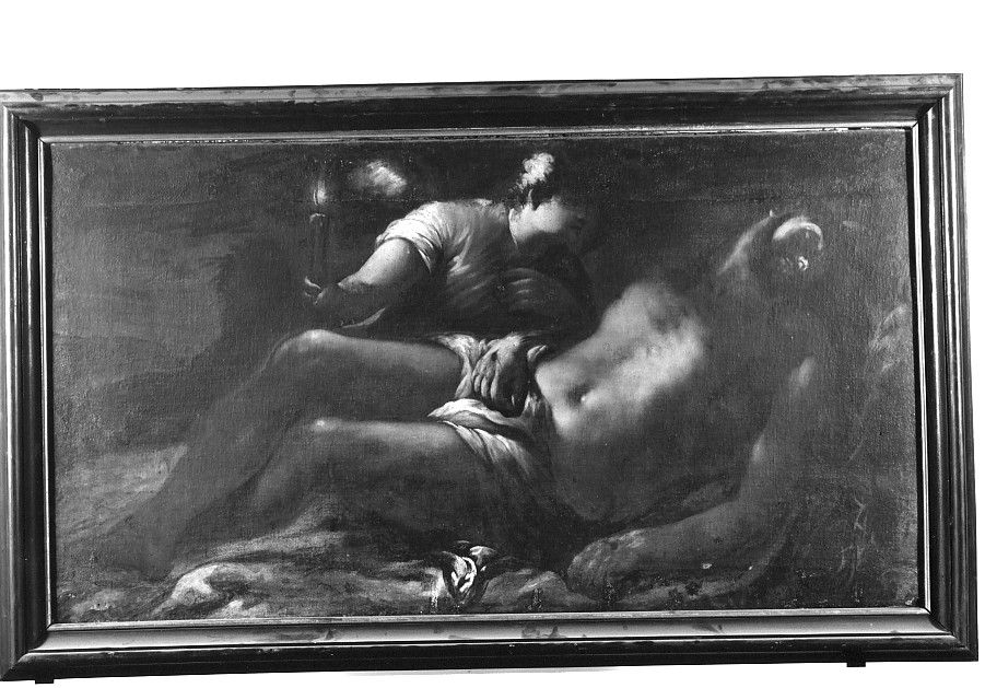 Cristo morto (dipinto) di Maganza Alessandro (sec. XVI)