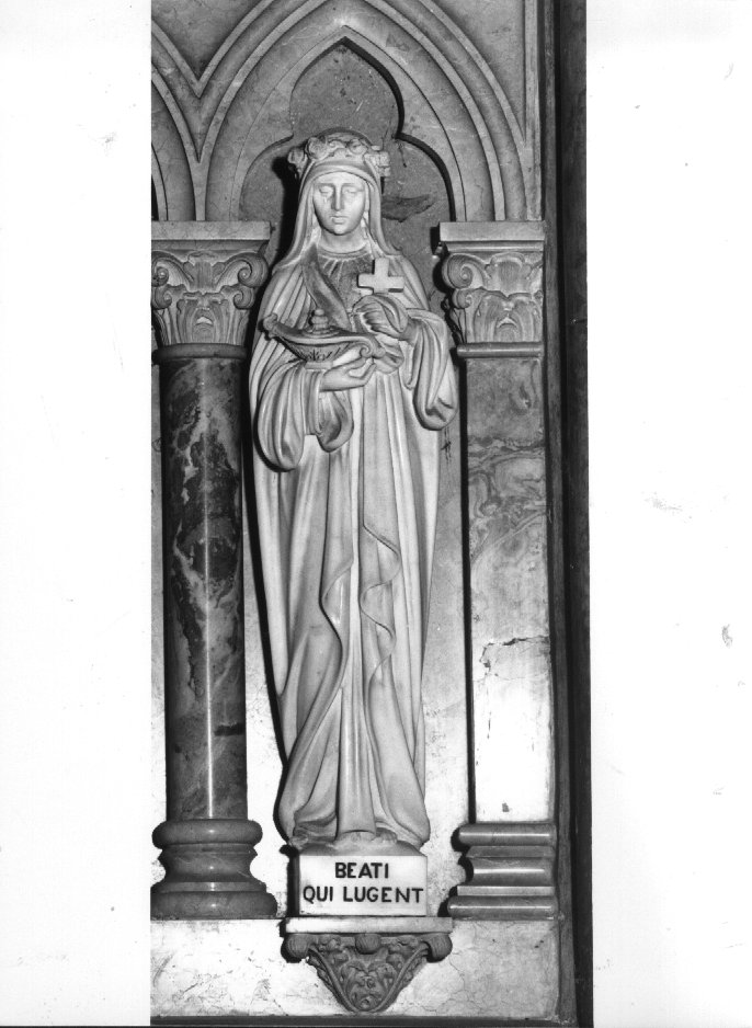 figura allegorica femminile (statua, elemento d'insieme) di Arrighini Luigi (secondo quarto sec. XX)