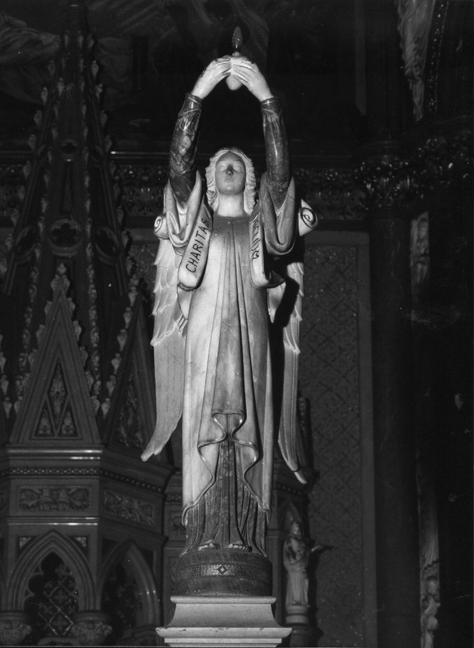 angelo (statua, elemento d'insieme) di Arrighini Luigi (bottega) (sec. XX)
