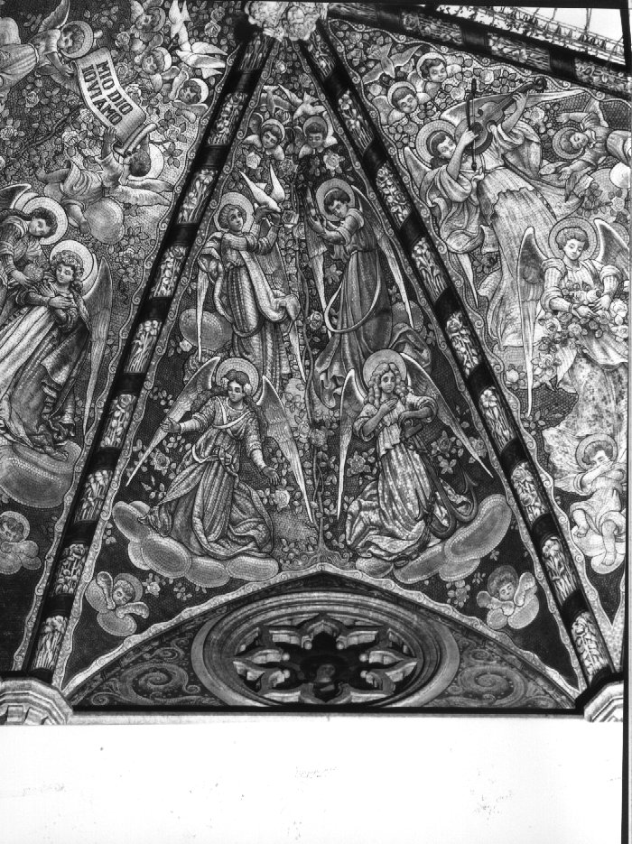 angeli (decorazione musiva, elemento d'insieme) di Bargellini Umberto (sec. XX)