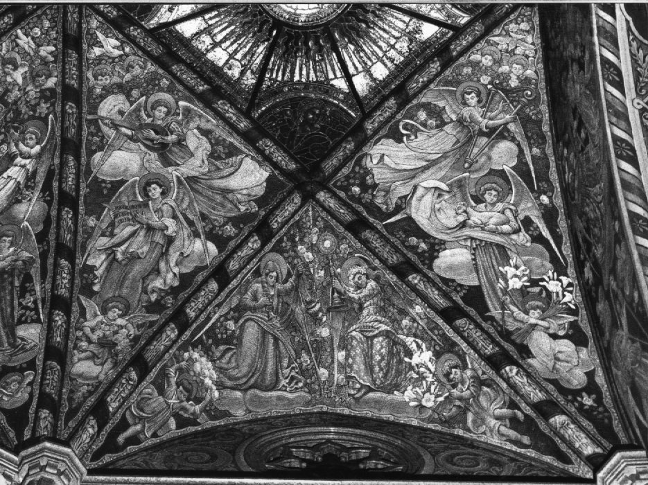 angeli (decorazione musiva, elemento d'insieme) di Bargellini Umberto (sec. XX)