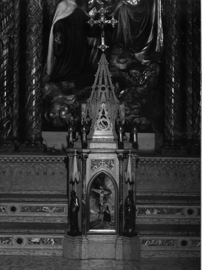 tabernacolo, elemento d'insieme di Banterle Francesco (secondo quarto sec. XX)