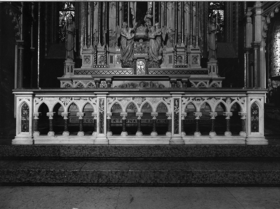 balaustrata di altare di Moroder Vincenzo (sec. XX)