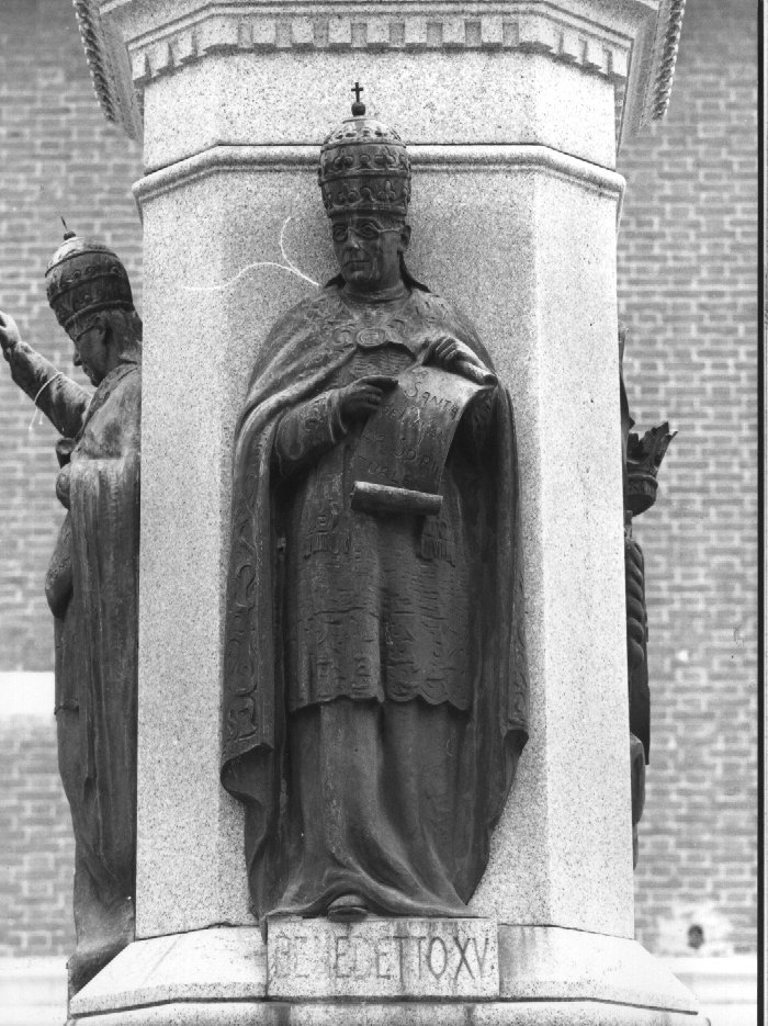 statua, elemento d'insieme di Banterle Francesco (sec. XX)