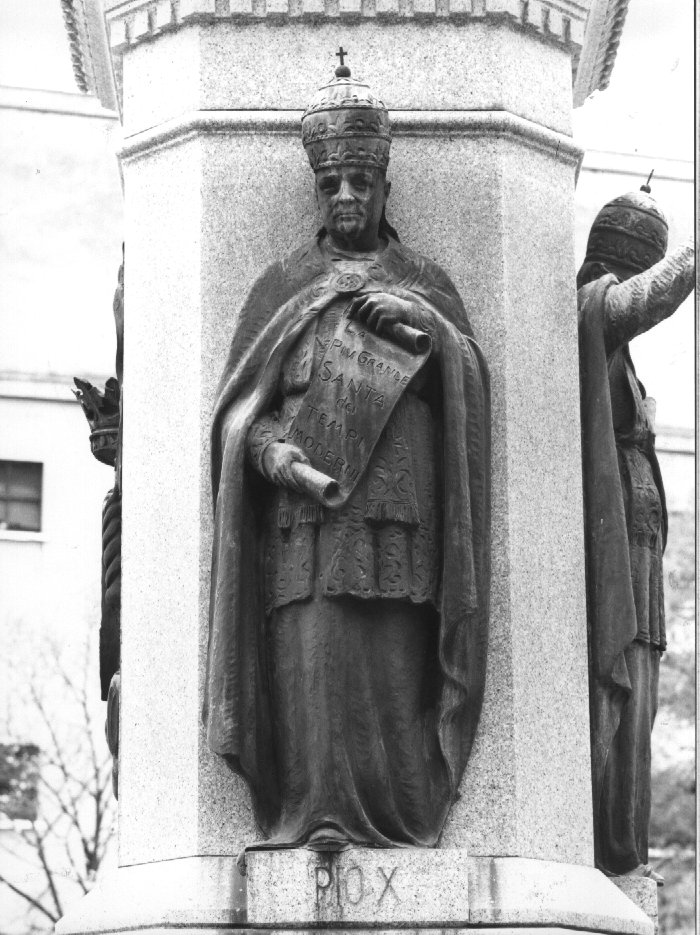 statua, elemento d'insieme di Banterle Francesco (sec. XX)