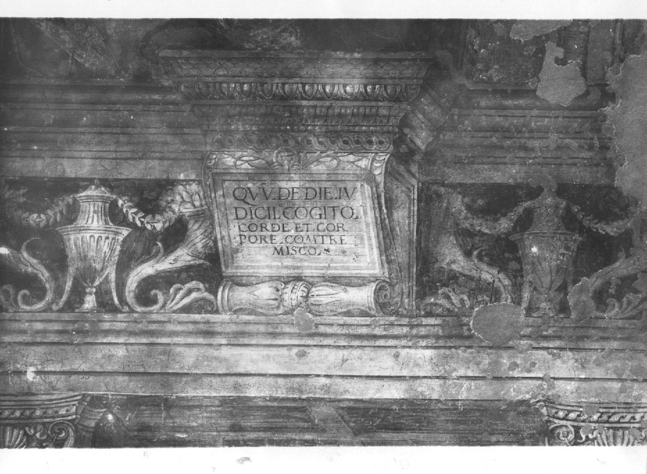 fregio (dipinto, elemento d'insieme) di Falconetto Giovanni Maria (bottega) (sec. XV)