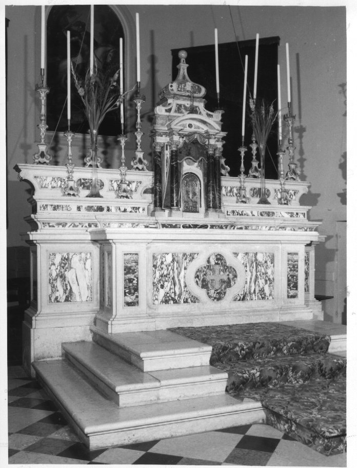 altare maggiore, insieme - ambito veneto (sec. XIX)