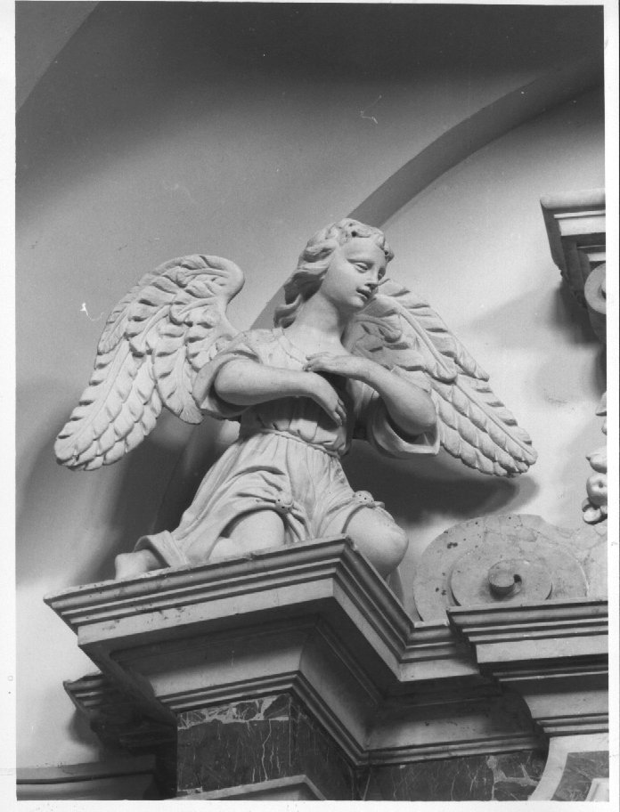 angelo (scultura, elemento d'insieme) - ambito veneto (sec. XIX)