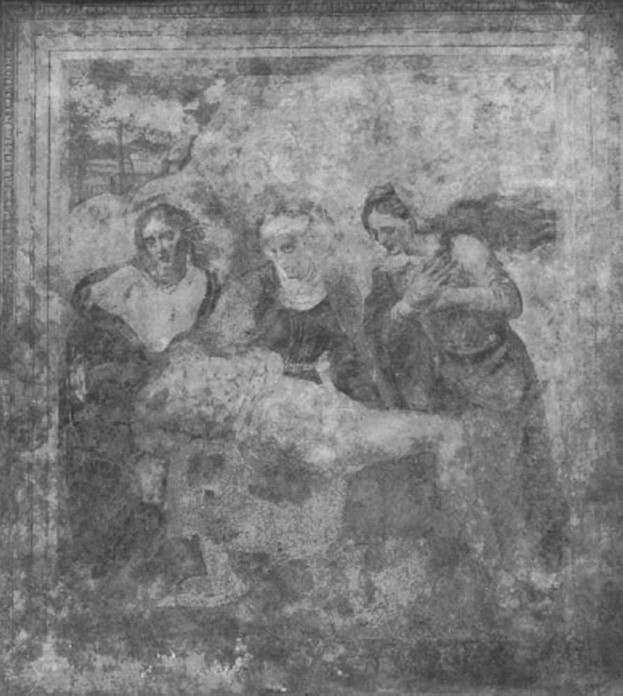 compianto sul Cristo morto (dipinto) di Riccio Domenico detto Brusasorci (metà sec. XVI)