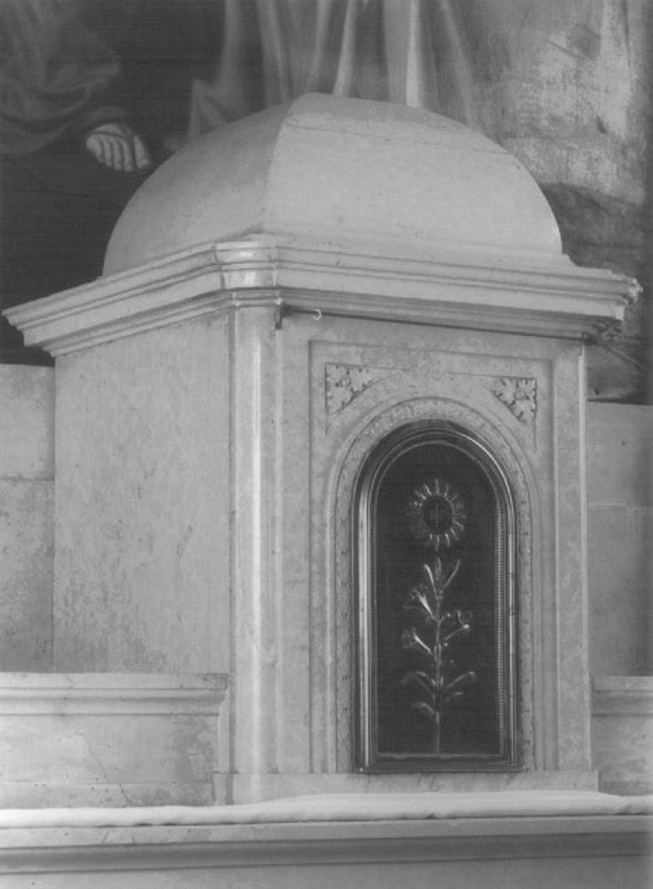 tabernacolo - a tempietto, elemento d'insieme - ambito veneto (sec. XIX)