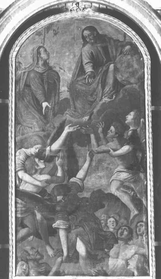 Madonna che intercede per le anime del purgatorio (dipinto) - ambito veneto (sec. XVII)