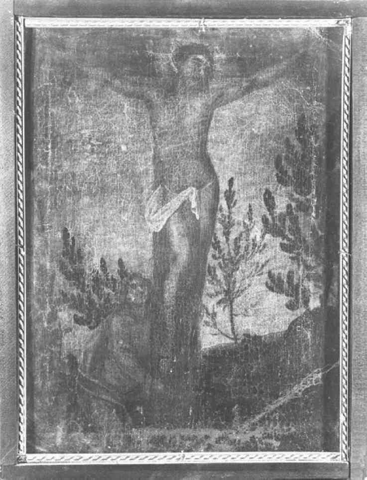 crocifissione (dipinto) - ambito veneto (seconda metà sec. XVIII)