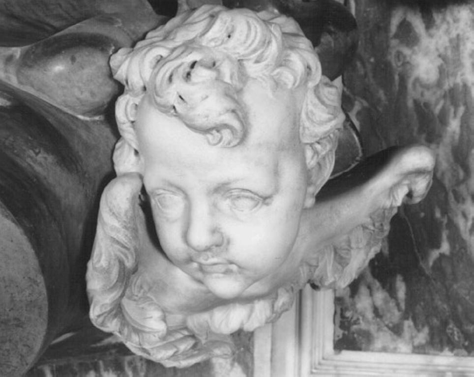 cherubino (scultura) di Pozzo Giuseppe (maniera) (sec. XVIII)