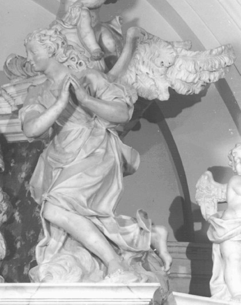 angelo orante (statua) di Pozzo Giuseppe (maniera) (sec. XVIII)