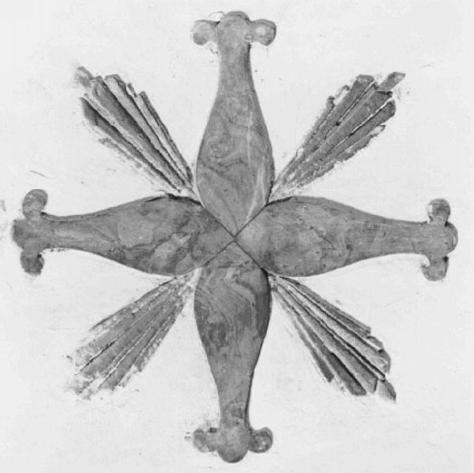 croce di consacrazione, serie - ambito veneto (sec. XVIII)