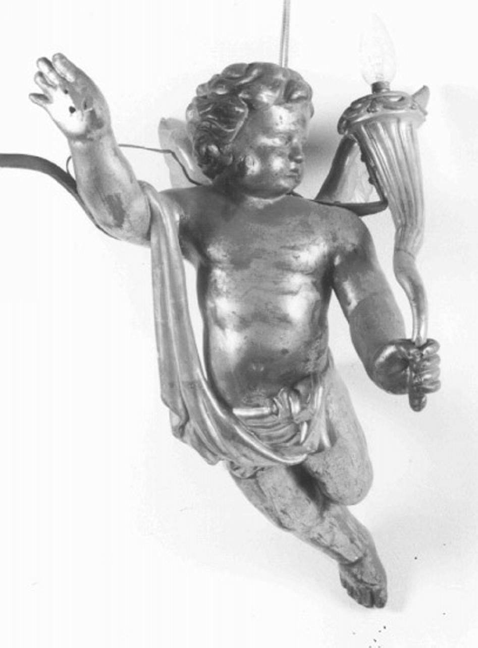 candelabro - a statua, serie - ambito veneto (primo quarto sec. XX)
