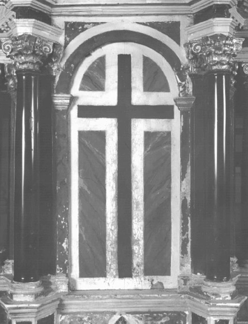 croce (decorazione) - ambito veneto (secc. XVII/ XVIII)