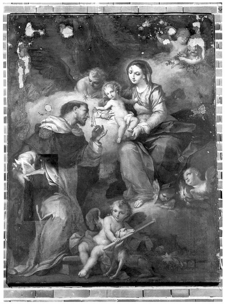 Madonna del Rosario (dipinto) di Ugolini Agostino (sec. XVIII)