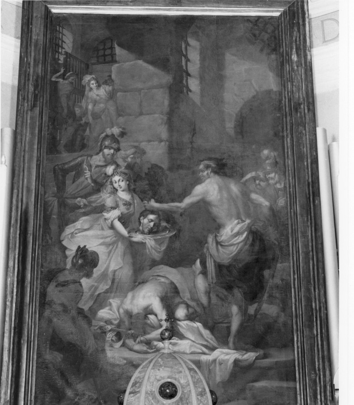 decapitazione di San Giovanni Battista (dipinto) di Ugolini Agostino (sec. XIX)