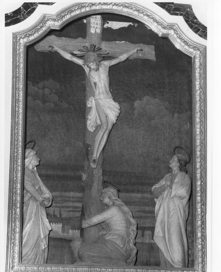 crocifissione (gruppo scultoreo) - ambito veneto (seconda metà sec. XVIII)