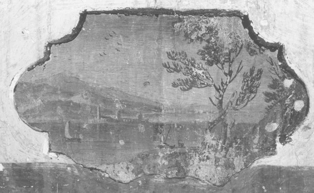 paesaggio lacustre (dipinto) di Porta Andrea (sec. XVIII)