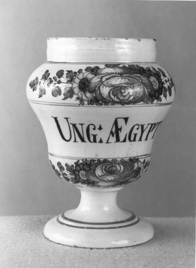 motivo decorativo a rosette (vaso da farmacia) di Antonibon Pasquale (sec. XVIII)
