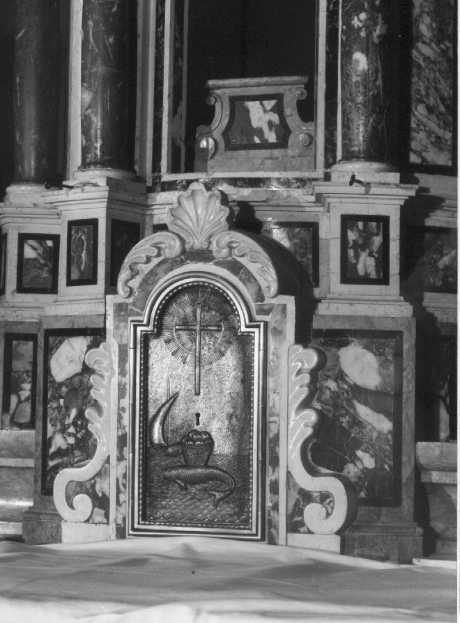 simboli eucaristici (sportello di tabernacolo, elemento d'insieme) - ambito veneto (sec. XX)