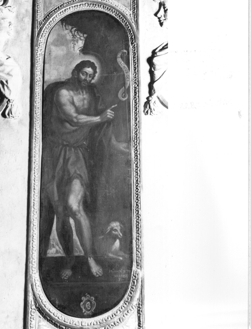 San Giovanni Battista (dipinto, elemento d'insieme) di Bertanza Andrea (sec. XVII)