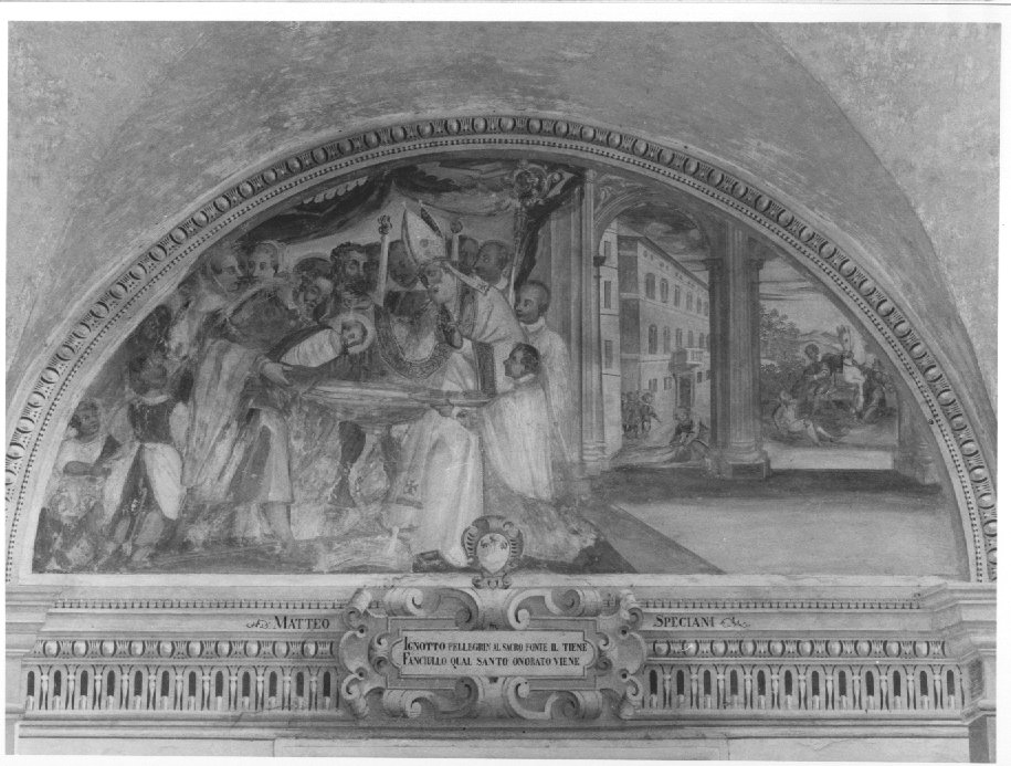 storie della vita di Sant'Antonio (dipinto, elemento d'insieme) di Muttoni Domenico il Giovane (attribuito) (sec. XVII)