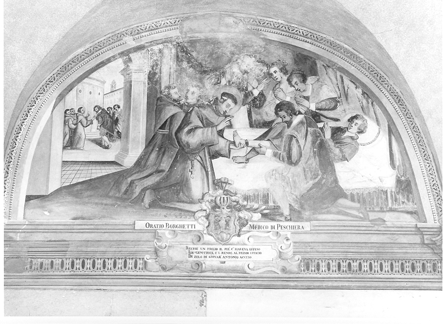 storie della vita di Sant'Antonio (dipinto, elemento d'insieme) di Muttoni Domenico il Giovane (sec. XVII)