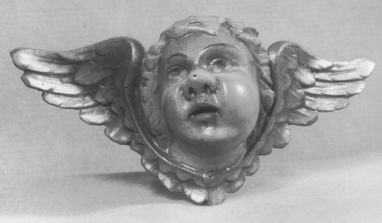 cherubino (scultura) - manifattura veneta (secc. XIX/ XX)