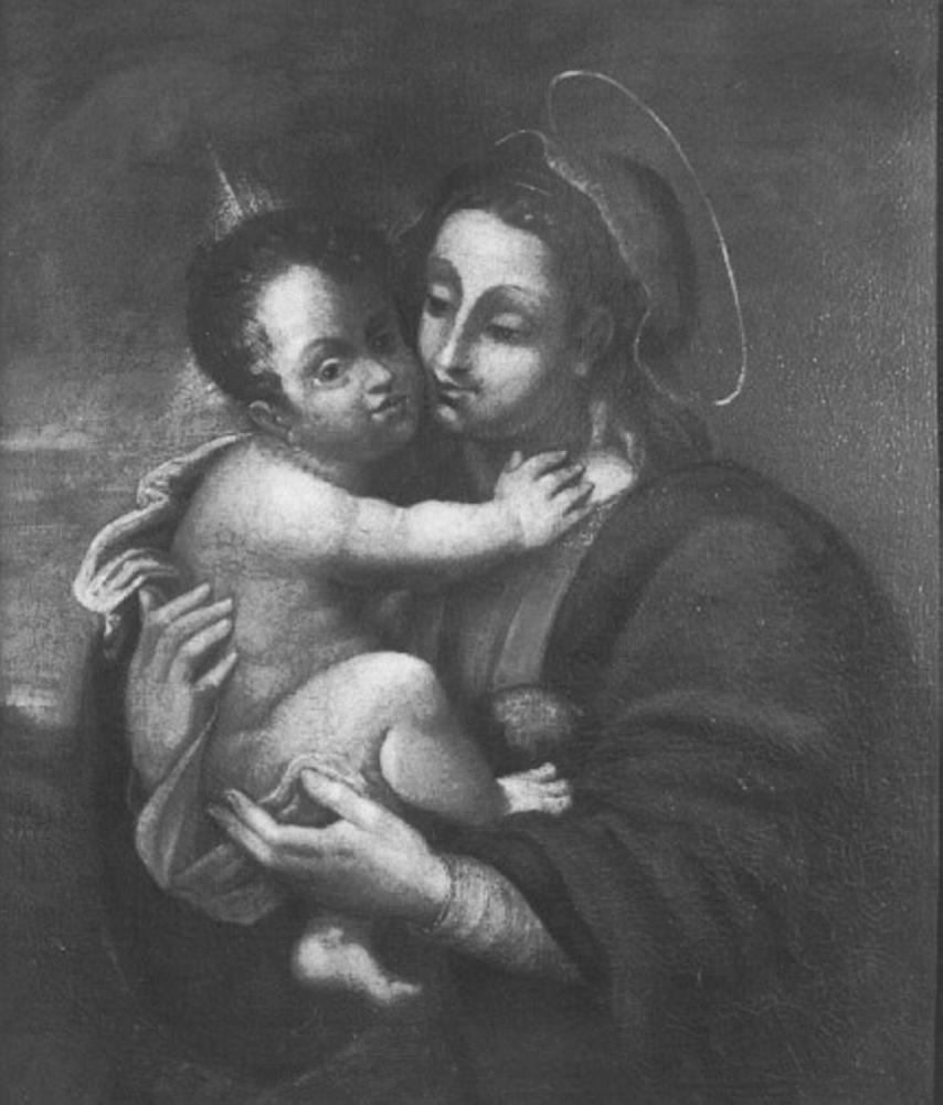 Madonna con Bambino (dipinto) - ambito veneto, ambito lombardo (seconda metà sec. XVIII)