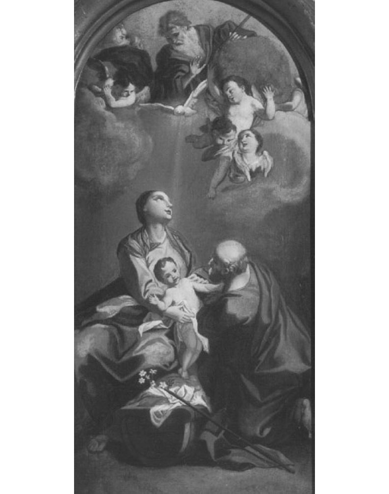 Sacra Famiglia e Trinità (dipinto) - ambito veronese (sec. XVIII)