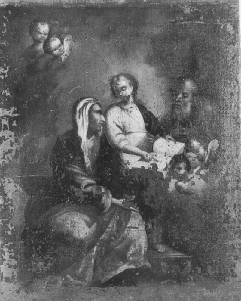educazione di Maria Vergine (dipinto) - ambito mantovano (sec. XVIII)