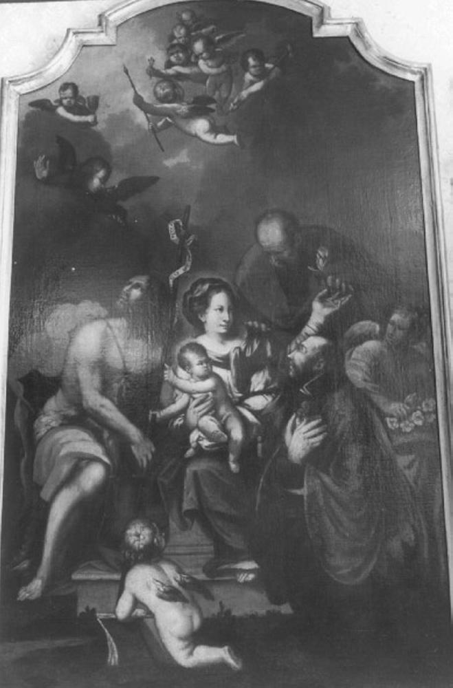 Madonna con Bambino e Santi (dipinto) - ambito veronese (sec. XVIII)