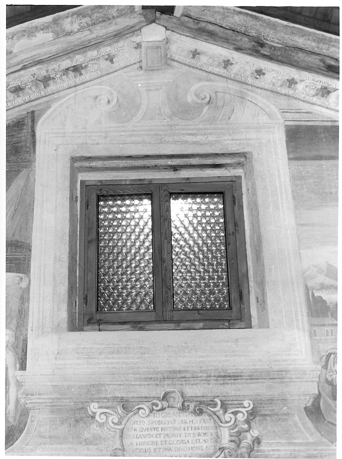 quadratura architettonica (dipinto, elemento d'insieme) di Ligozzi Francesco (bottega) (sec. XVI)