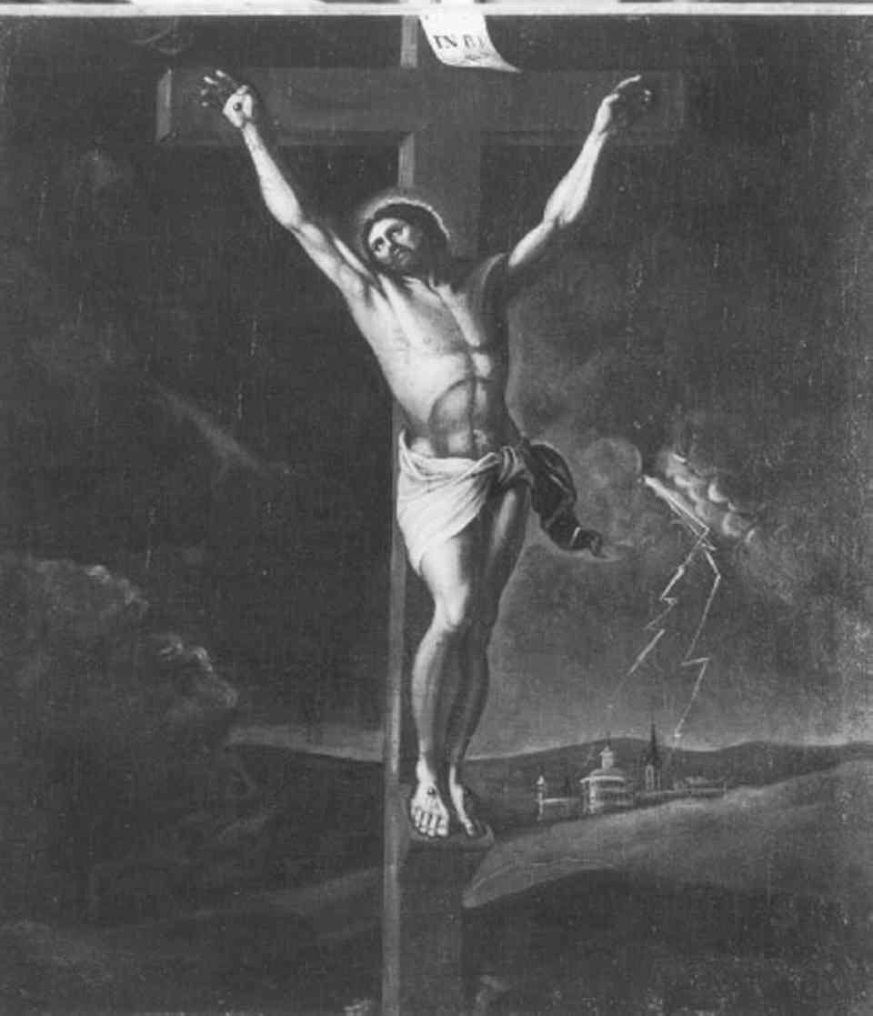 Cristo crocifisso (dipinto) - ambito veneto (prima metà sec. XVII)