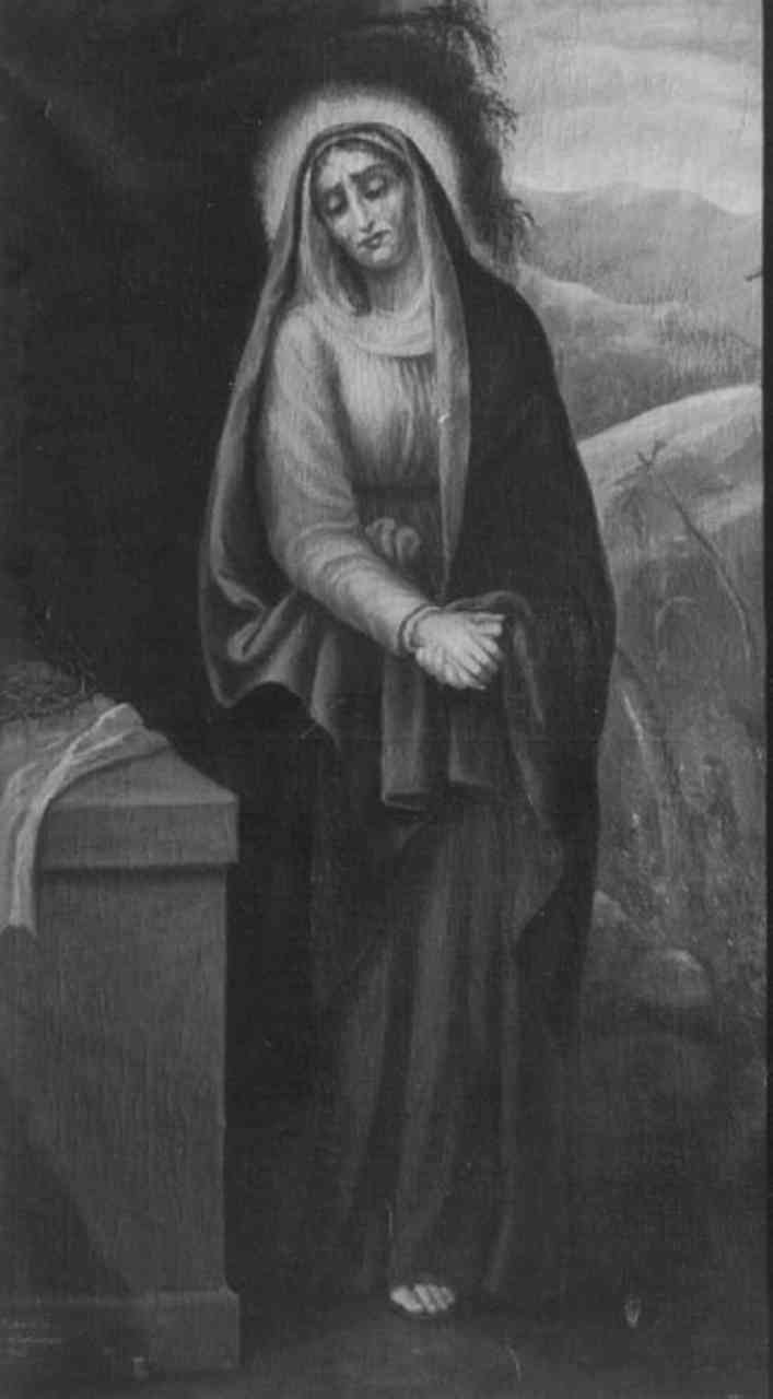 Madonna Addolorata (dipinto) di Campochiesa Leonardo (attribuito) (sec. XIX)