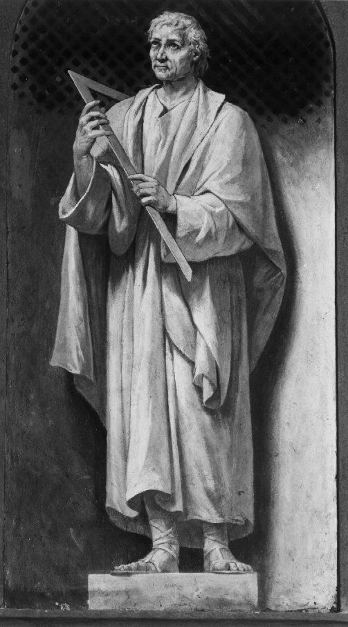 apostolo (dipinto) di Zannoni Giuseppe (secc. XIX/ XX)
