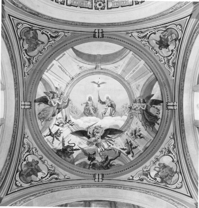 quattro evangelisti (dipinto, serie) di Trentini Guido (sec. XX)