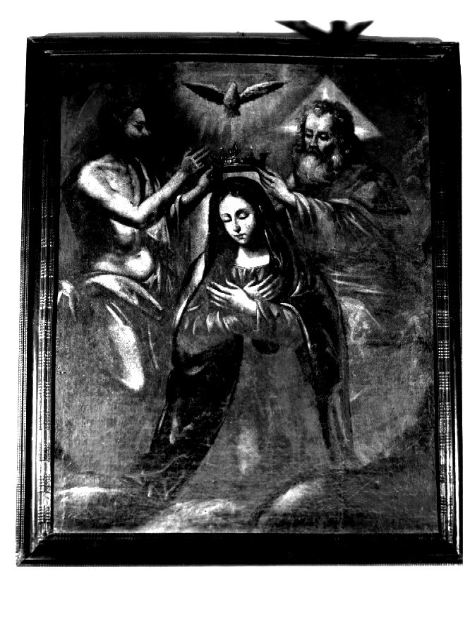incoronazione di Maria Vergine (dipinto) - ambito veneto (sec. XVII)