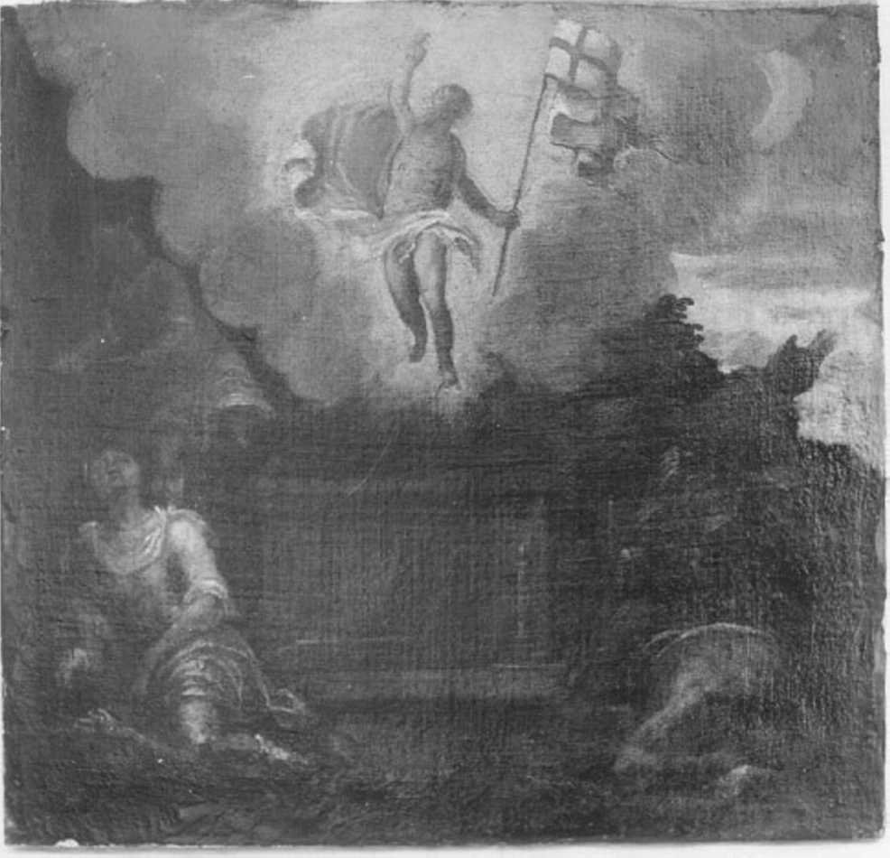resurrezione di Cristo (dipinto, elemento d'insieme) di Ridolfi Claudio (attribuito) (fine/inizio secc. XVI/ XVIII)