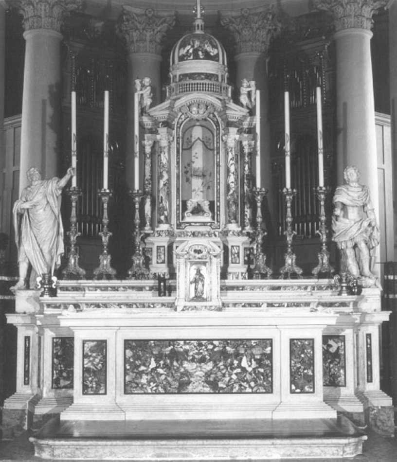 altare maggiore, insieme di Schiavi Giuseppe Antonio (sec. XVIII)