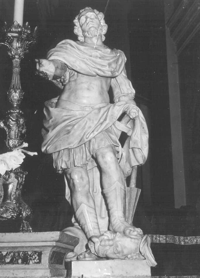 San Giorgio (statua, elemento d'insieme) di Schiavi Giuseppe Antonio (sec. XVIII)
