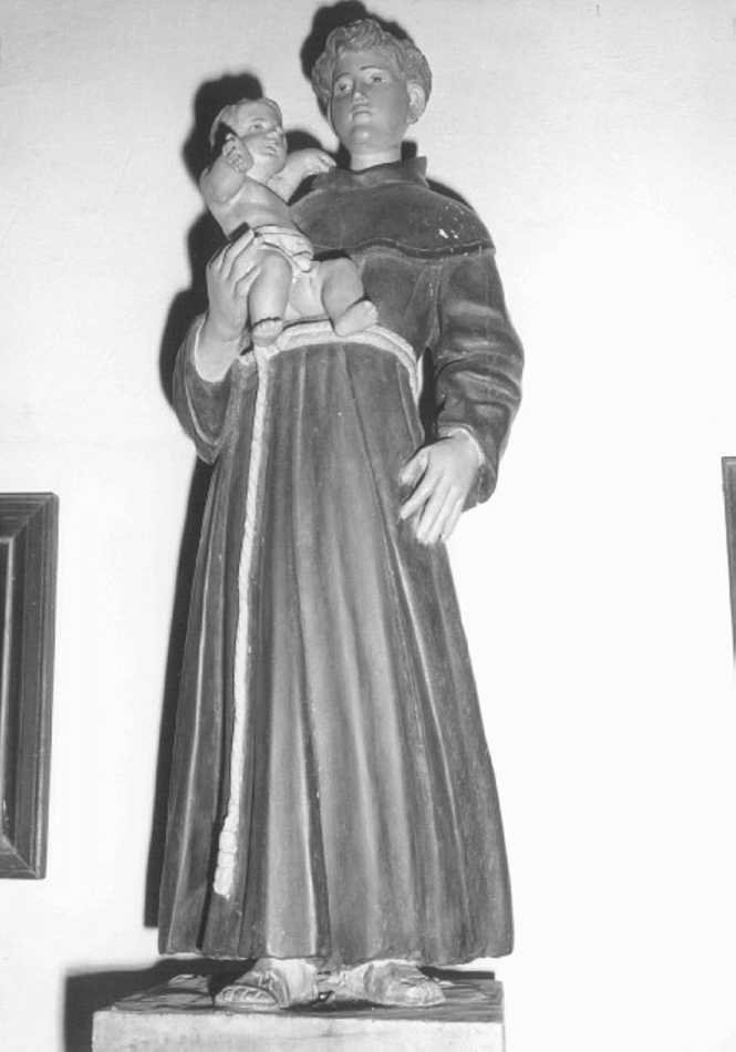 Sant'Antonio da Padova con il bambino (statua) - bottega veneta (prima metà sec. XX)