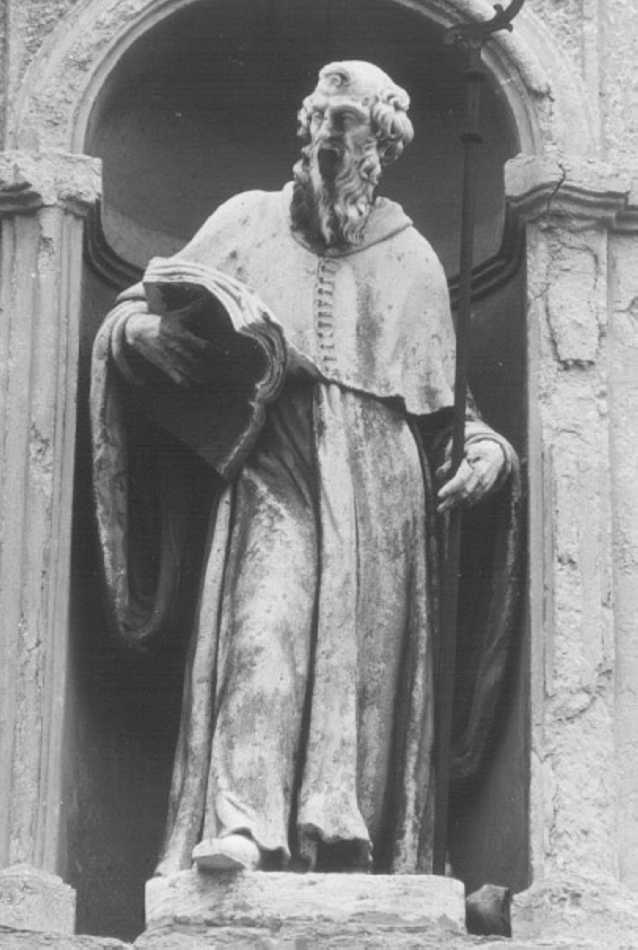 San Benedetto (statua, elemento d'insieme) di Finali Giovanni Angelo (sec. XVIII)