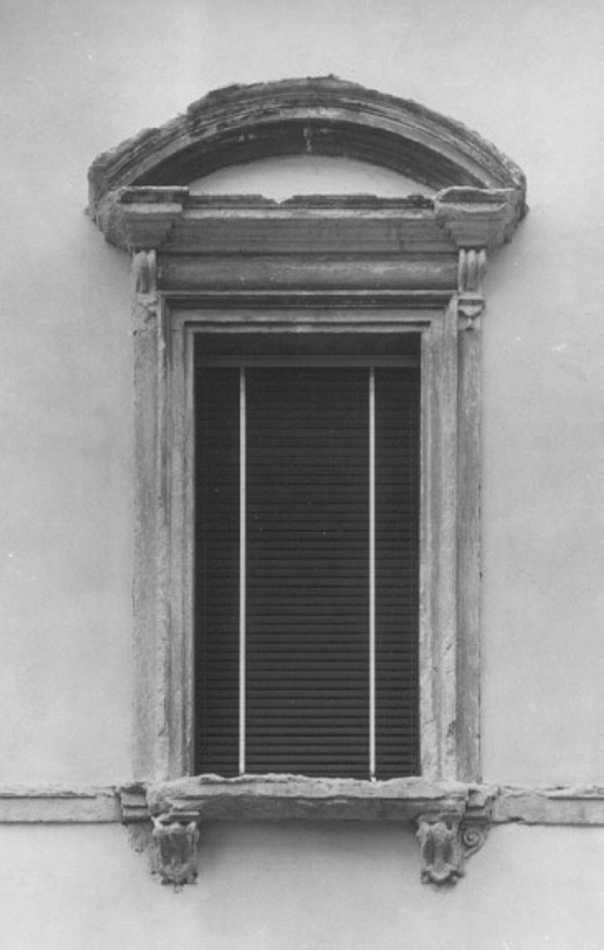 mostra di finestra di Montanari Giuseppe, Ranghieri Giuseppe (sec. XVIII)