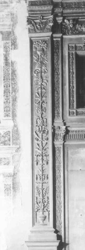 motivi decorativi a candelabra (lesena, elemento d'insieme) - ambito veneto (secc. XIX/ XX)