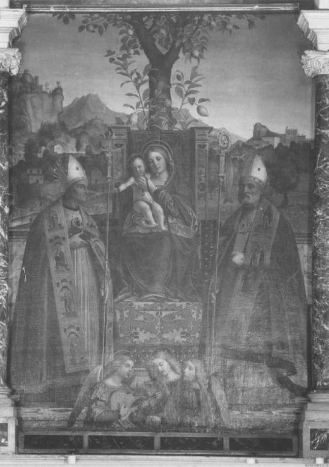 Madonna della Cintola (dipinto) di Girolamo dai Libri (sec. XVI)