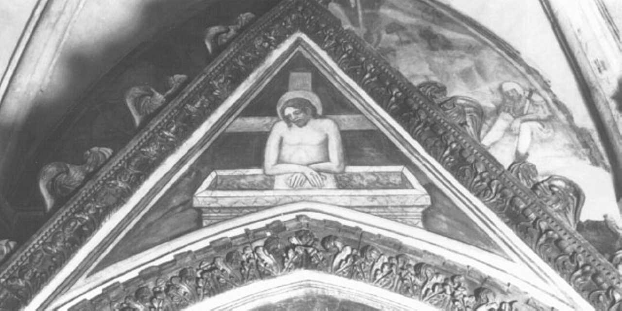 Cristo deposto dalla croce (dipinto) di Badile Giovanni (prima metà sec. XV)